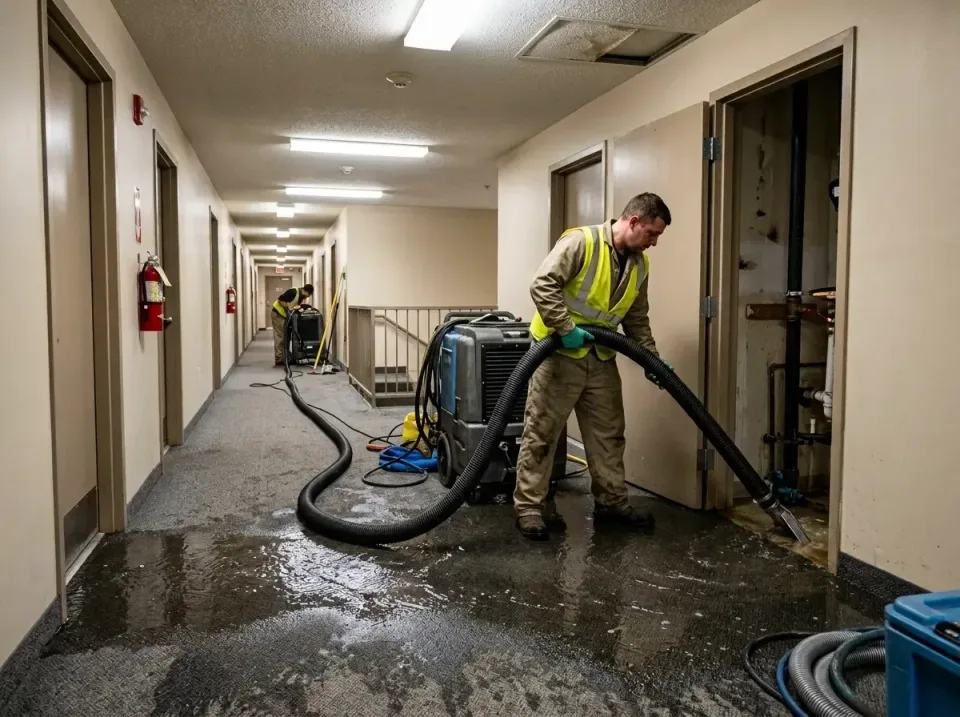 multi-unit-apartment-hallway-f-005 — frequently asked questions, Emergency Burst Pipe Water Extraction & Removal in La Palma…